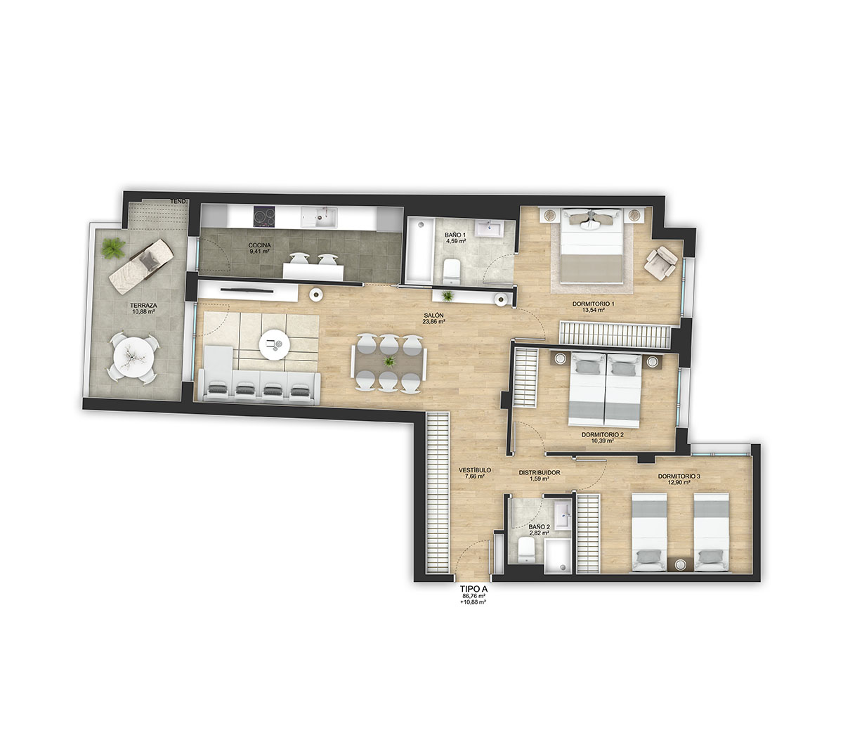 Residencial El Parque TIPO A 2 3