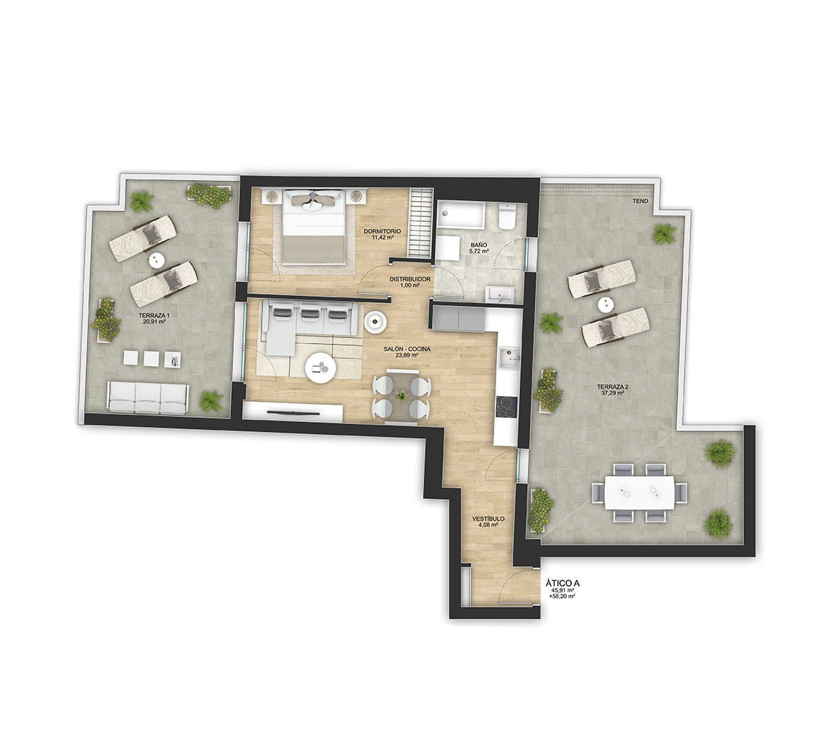 Residencial El Parque TIPO ATICO A